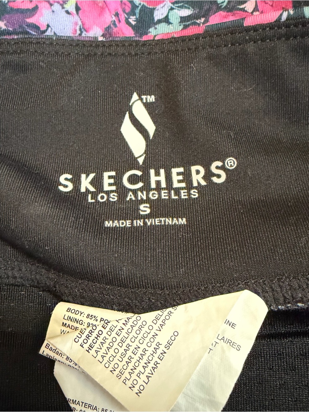 Sketchers Go Stretch Fantasy Fields Floral Pink Active Skort 16” size S - Picture 6 of 7